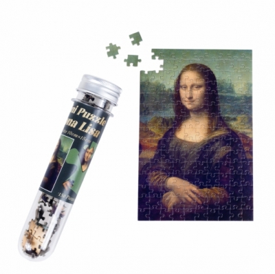 Mini puzzle famous painting with display box