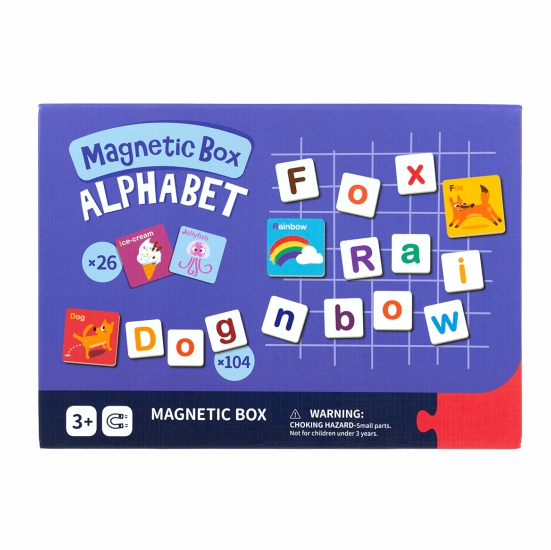  Custom Magnetic Alphabet Learning Box