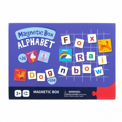  Custom Magnetic Alphabet Learning Box