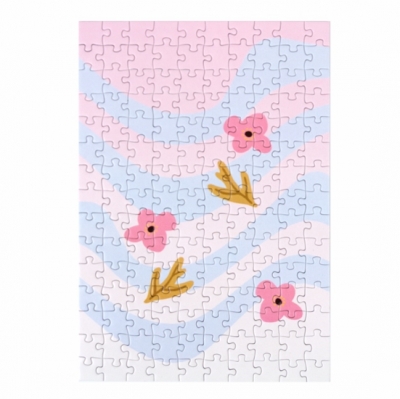 Mini puzzle flora pattern with display box