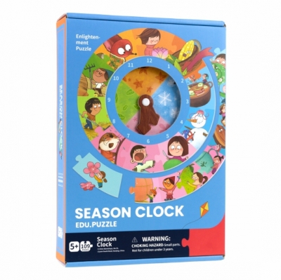 Season Clock Edu‑Puzzle 109 Pieces Educational Jigsaw Puzzle for Kids Age 5+