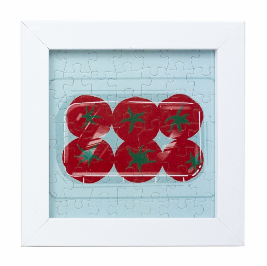 Framed Fruit Art Mini Jigsaw Puzzle, Decorative Desktop Puzzle