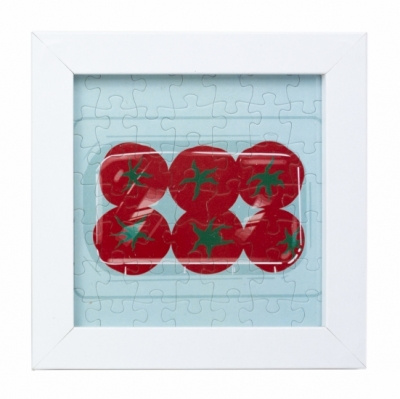 Framed Fruit Art Mini Jigsaw Puzzle, Decorative Desktop Puzzle
